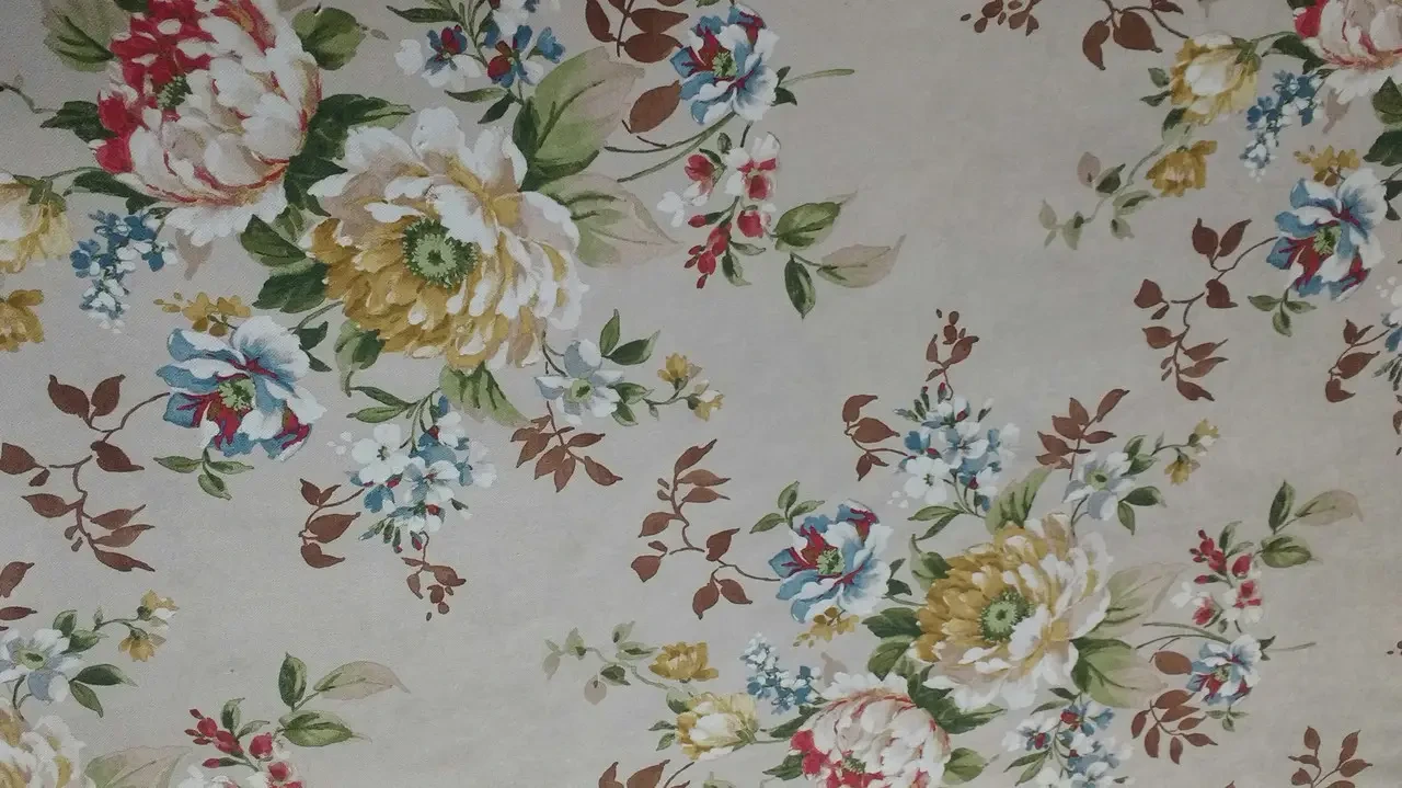 Тканина для оббивки меблів Принт Бегонія 212, фото 1