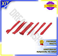 DM Набір знімачів обшивки специфікація 2.2 салону Intertool 6шт нейлон для демонтажу панелей інтер'єру SPE|LZ