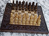 Шахи,нарди,шашки Королівські лицарі 55х55см, фото 7
