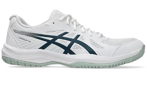 Кросівки сквош чол. Asics Upcourt 6 White/Tranquil Teal (47) 12.5original акція знижка