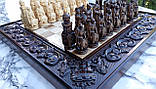 Шахи,нарди,шашки Королівські лицарі 55х55см, фото 9
