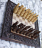 Шахи,нарди,шашки Королівські лицарі 55х55см, фото 10