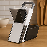 Овощерезка ручная универсальная с контейнером слайсер для овощей кухонная овощерезка, шинковка 19×12.5×34 см