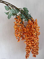 Штучна гліцинія . Гілка декоративної гліцинії ( 115 см , помаранчева), фото 2
