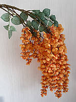 Штучна гліцинія . Гілка декоративної гліцинії ( 115 см , помаранчева), фото 7