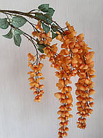 Штучна гліцинія . Гілка декоративної гліцинії ( 115 см , помаранчева), фото 6
