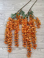 Штучна гліцинія . Гілка декоративної гліцинії ( 115 см , помаранчева), фото 5