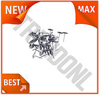 TR Цвяхи меблеві FZB Revision 3.0 Sp гладкі хромовані для оббивки меблів та декоративного оздоблення г SpeR-4N