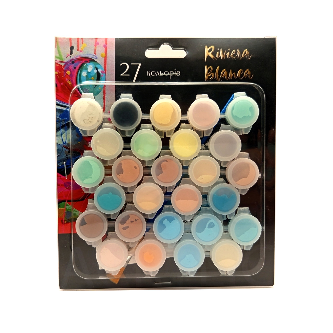 Фарба акрилова художня №3 - SOFT (пастельні тони) 16,7х19 см (FB-03), фото 1