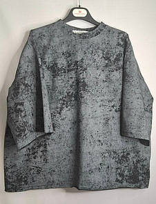 Костюм жіночий з шортами чорний з накатом "Крила" MKKS3333-2