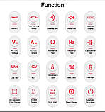 Мультиметр GVDA GD128 plus True RMS Автоматичний цифровий мультиметр Тестер професійний на акумуляторі, фото 4