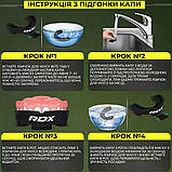 Капа RDX 3w доросла (вік 12+) Black/White, фото 10