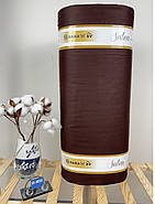 Постільна білизна Королева Ночі (Сатин Premium) | Полуторний комплект | 50х70 | Однотонний темно-коричневий, фото 2