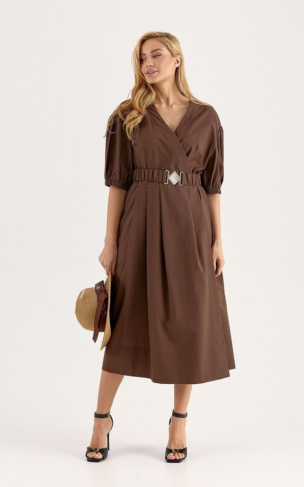 Сукня Токіо шоколадна Modna KAZKA MKSN2263/1-01, фото 1