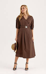 Сукня Токіо шоколадна Modna KAZKA MKSN2263/1-01