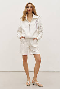 Шорти жіночі білі MKRM4258-2