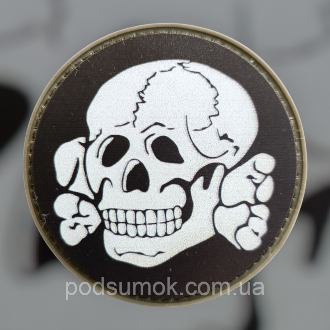 Шеврон ПВХ 10-274 на липучці для велкро патч гумовий, фото 1