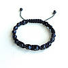 Браслет шамбала з чорним агатом d 6мм., фото 7