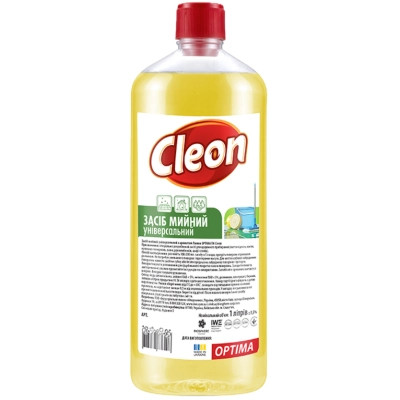 Засіб для миття підлоги Cleon Універсальний Лимон 1 л (4820289450145)