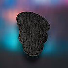 Шеврон ПВХ БЕРЕТ ЧЕРЕП ЗЕНІТНО-РАКЕТНІ ВІЙСЬКА 3D на липучці для велкро патч гумовий, фото 2