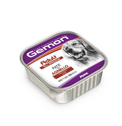 Gemon Dog вологий корм для собак ягня 150 г, фото 1