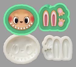 Ексклюзив. Силіконовий молд для шоколаду та ін "Частини тіла Лабубу"