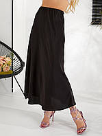 Женская стильная легкая шелковая юбка 42-44 46-48