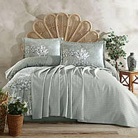 Постільна білизна з пледом та парфумом для білизни Aran Clasy "Irma V-1" ранфорс бавовняна Туреччина