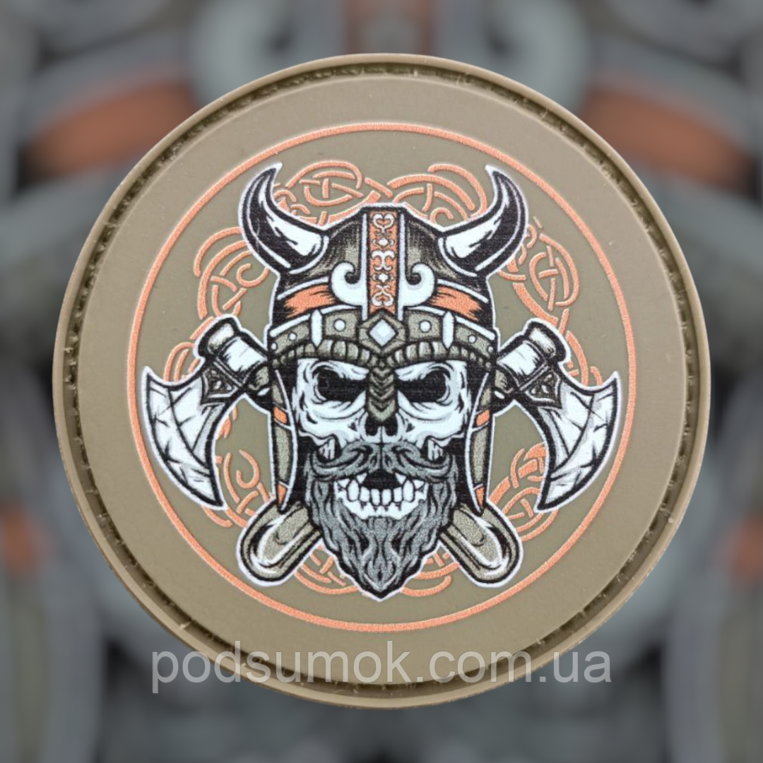 Шеврон ПВХ 10-285 на липучці для велкро патч гумовий, фото 1