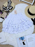 Женская легкая летняя красивая комфортная короткая юбка шорты (42р-44р), (46р-48р), (50р-52р)