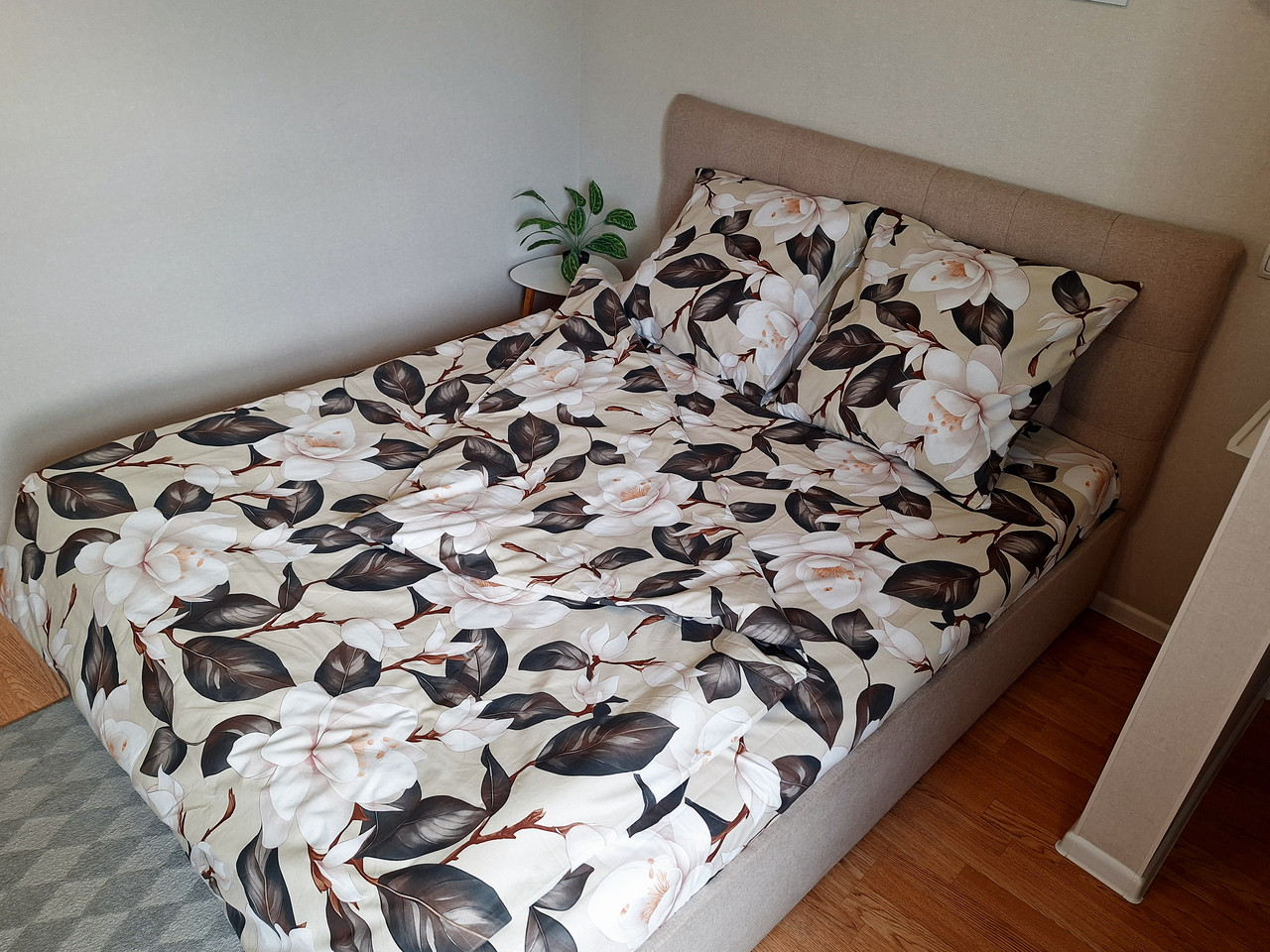 Постільна білизна Ранфорс 10, сімейний 220х240 см, на кнопках