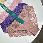 Жіночі ажурні трусики Biweier #087, фото 3