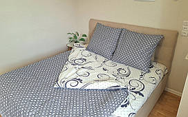 Постільна білизна Ранфорс 03, полуторна 150х220 см, на кнопках