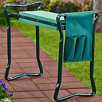 Складной табурет 3 в 1 Garden Line GWI3632, Стул без спинки, Скамейка с органайзером для инструментов для дачи