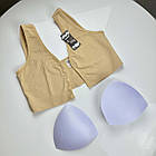 Жіночі топіки на кнопках #7512 Biweier, фото 4