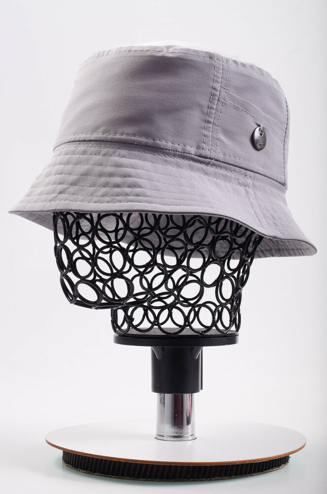 Панама літня тепло-сіра MKKT2207-3, фото 1