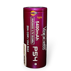 Акумулятор 26650 Vapcell P54 5400mah 20A