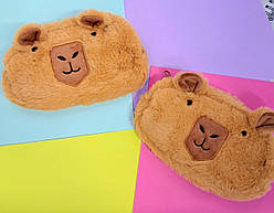 Пенал-косметичка хутряний Капібара