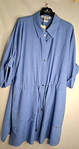 Жакет лляний блакитний "СЕТ" MKSH2498-3