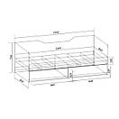 Ліжко-софа з висувними шухлядами. Спальне місце 80х190 см., фото 3