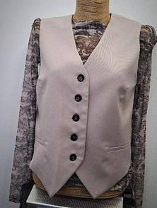 Жилет бежевий Modna KAZKA MKKS50229-2