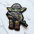 Шеврон військовий малюк Джидай Майстер Йода ПВХ 3D, фото 2