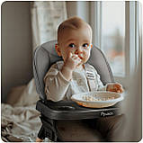 Стільчик для годування для дітей регульований крісло 3в1 подачний стілець Nukido, фото 4