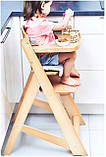 Дерев'яний стілець для годування Moby-system Woody, фото 6