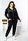 КОСТЮМ ЖІНОЧИЙ ВЕЛЮРОВИЙ  ВЕЛИКІ РОЗМІРИ, фото 2
