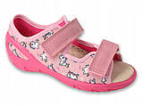 Befado дитячі сандалі-тапочки Sunny розмір 28 063x019 вставка шкіра, фото 3