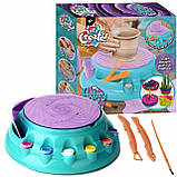 Гончарне колесо для дітей набір колесо та глина + аксесуари, фото 3