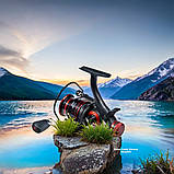 Котушка Fr3000 вільний хід 9bb карпова металева Miracle Fish, фото 3