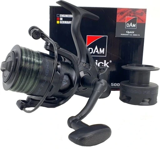 Котушка Dam Runshift 3l 4000 Fs з ліскою Camo 10lb, фото 1