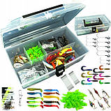 Набір приманок для спінінга 116 штук Jaxon + ящик, фото 2